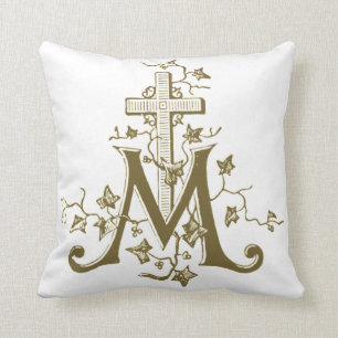 Cojín Decorativo Hail Mary Prayer Ave Maria Latin
