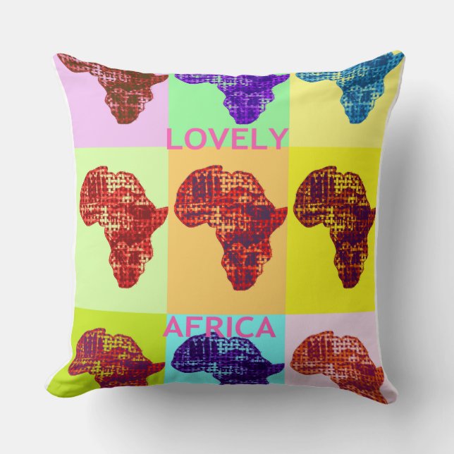 Cojín Decorativo Hakuna Matata Lovely Africa Pillow (Anverso)