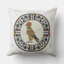Cojín Decorativo Halcon Divino de Horus | Dios Egipcio del Cielo Re