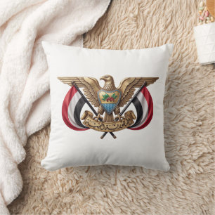 Cojín Decorativo halcón símbolo emblema bandera escudo de armas paí