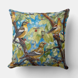 Cojín Decorativo Hallazgos en un árbol de tulipanes