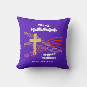 Cojín Decorativo HALLELUJAH CHRIST DE SING Púrpura ESTÁ EN AUMENTO