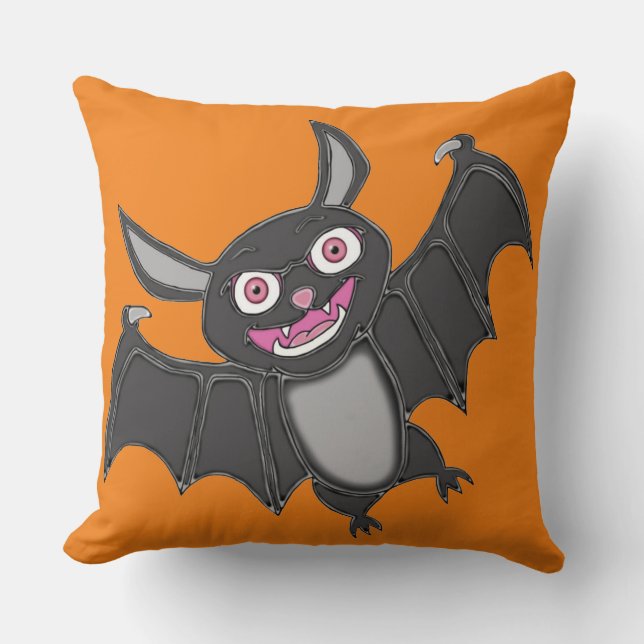 Cojín Decorativo Halloween Bat (Anverso)
