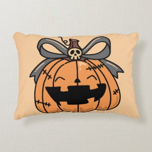 Cojín Decorativo Halloween,Calabaza Cara Bonita,Divertido ,Jack O' 