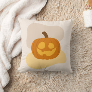 Cojín Decorativo Halloween Calabaza y formas abstractas de blobs Sp