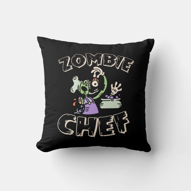 Cojín Decorativo Halloween Chef (Anverso)