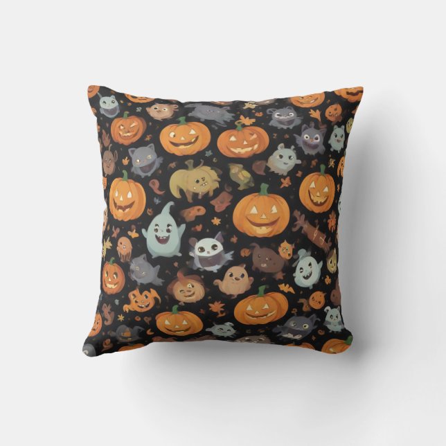 Cojín Decorativo Halloween Cute Pillow Cushion (Reverso)