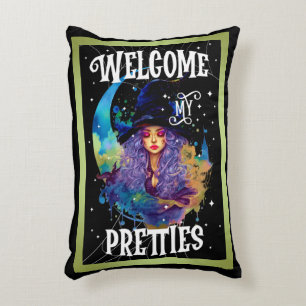 Cojín Decorativo Halloween de belleza femenina retro