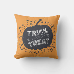Cojín decorativo Halloween de Calabaza Trick O Tre