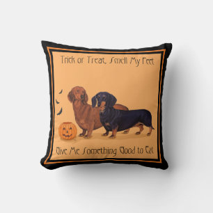 Cojín Decorativo Halloween de dachshunds
