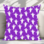 Cojín Decorativo Halloween de gafas simples, simples y modernas<br><div class="desc">Añada un toque de color a su decoración de Halloween con el Cojín decorativo Halloween Modern Simple Purple and White Ghosts. Esta almohada presenta un diseño elegante con fantasmas extravagantes en un fondo blanco y nítido, con un toque fresco y elegante en la decoración de Halloween. Su estética minimalista lo...</div>
