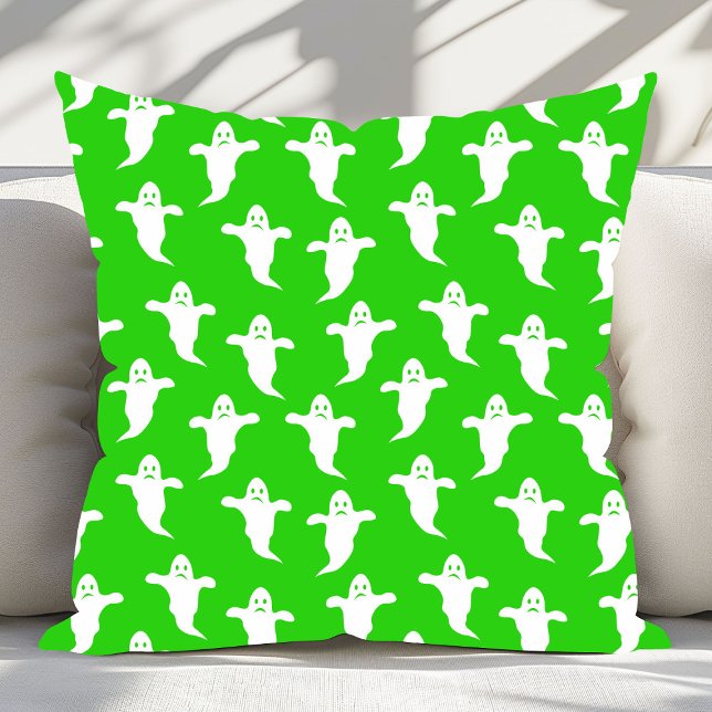 Cojín Decorativo Halloween de gafas verdes y blancas simples modern (Subido por el creador)