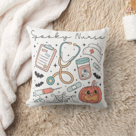 Cojín Decorativo Halloween de la enfermera fantasmal