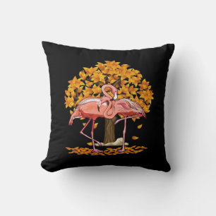 Cojín Decorativo Halloween del Día de Acción de Gracias Flamingo