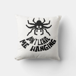 Cojín Decorativo Halloween Diversión - araña colgando