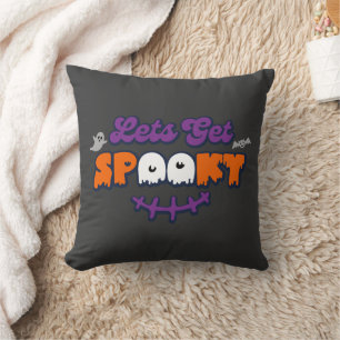 Cojín Decorativo Halloween encantados: Halloween Hauntings Let's Ge