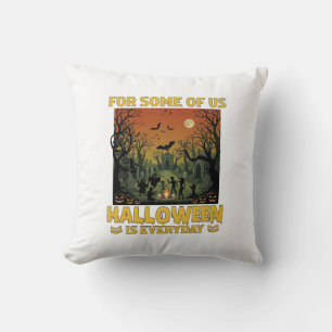 Cojín Decorativo Halloween Es Todos Los Días Zombies De La Fogata D