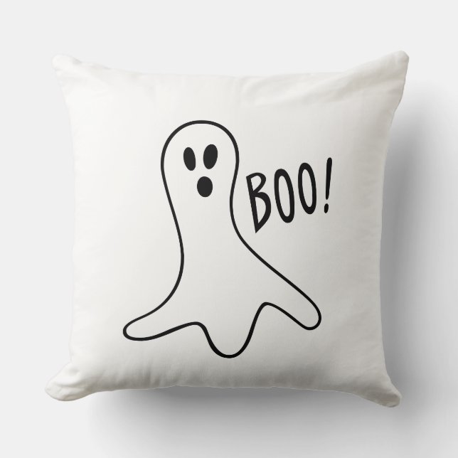 Cojín Decorativo Halloween fantasma lindo (Anverso)
