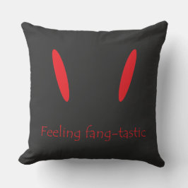 Cojín Decorativo Halloween feliz espantado vampiro