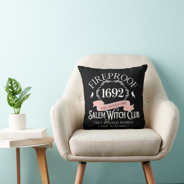 Cojín Decorativo Halloween Fireproof 1692 Witch Throw Pillow (Silla)
