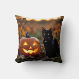 Cojín Decorativo Halloween. Gato
