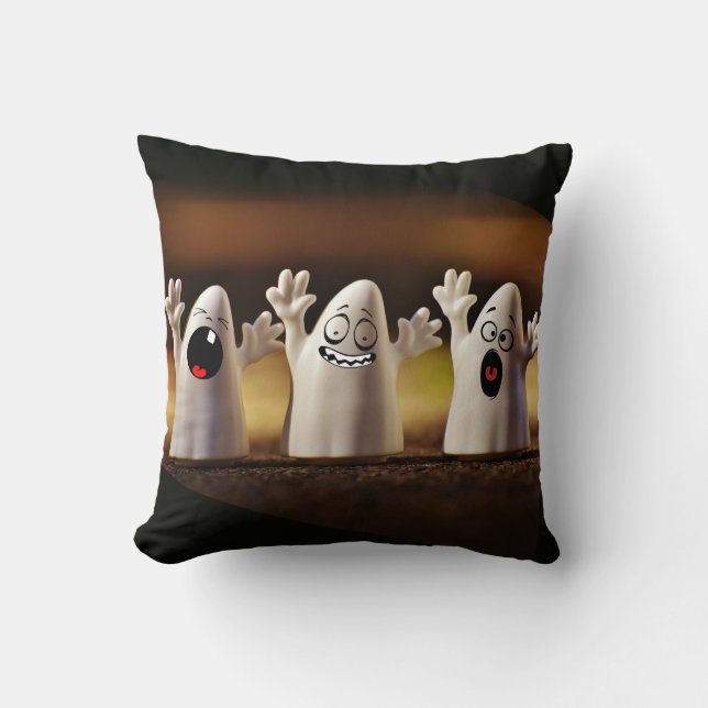 Cojín decorativo Halloween Ghosts (Anverso)