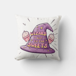 Cojín Decorativo Halloween Girly - el camino a los dulces