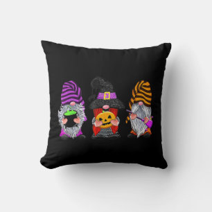 Cojín Decorativo Halloween Gnomes Cute Calabaza Otoño Cae Fun Holi