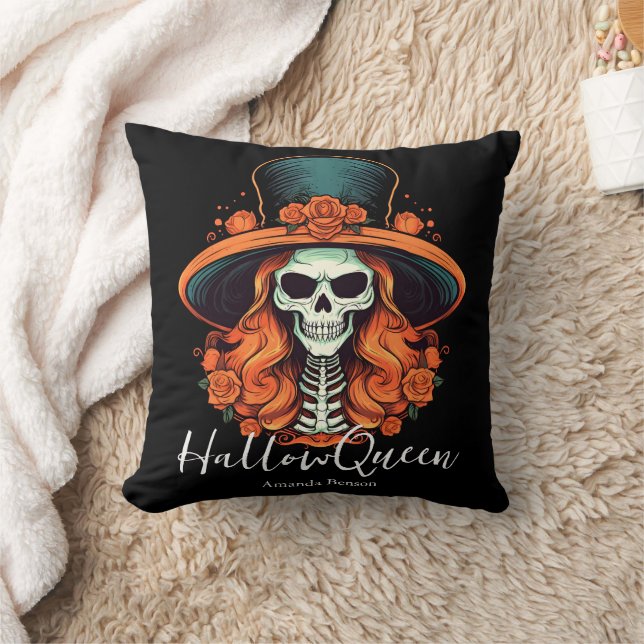 Cojín Decorativo Halloween HallowQueen Skeleton (Manta)