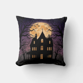 Cojín Decorativo Halloween Hauned House Square Pillow