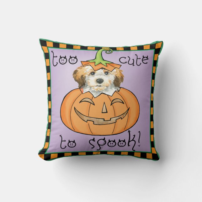 Cojín Decorativo Halloween Havanese (Anverso)