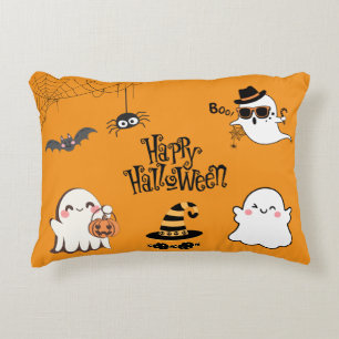 Cojín Decorativo Halloween lindo y fantasmal