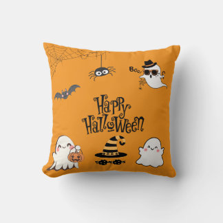 Cojín Decorativo Halloween lindo y fantasmal