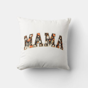 Cojín Decorativo Halloween MAMA - Fantasma y calabaza de la diversi