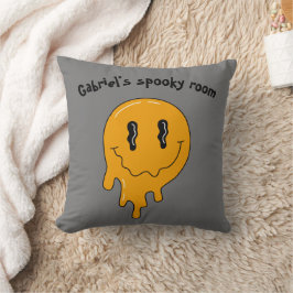 Cojín Decorativo Halloween Naranja lindo fantasma ☜ dos lados