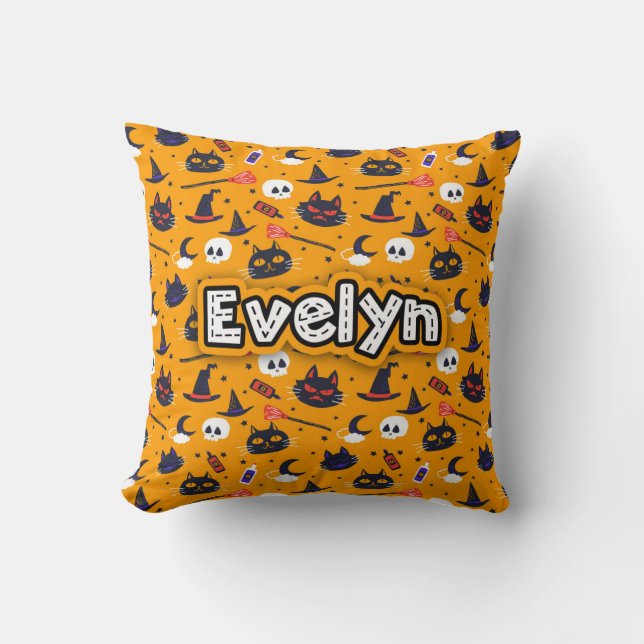 Cojín Decorativo Halloween personalizado (Anverso)
