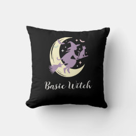 Cojín Decorativo Halloween, Personalizado de Witch Pastel básico