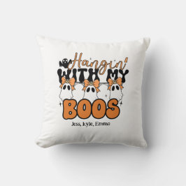 Cojín Decorativo Halloween personalizado Hangin' con mis Boos
