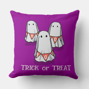 Cojín Decorativo Halloween Personalizado Whimsical Funny Fantasma M