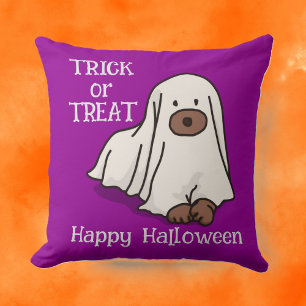 Cojín Decorativo Halloween Personalizado Whimsical Gracioso Perro P