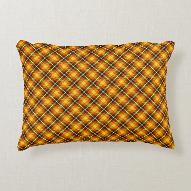 Cojín Decorativo Halloween Plaid (Anverso)