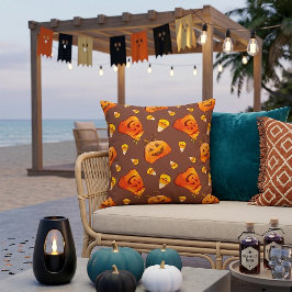 Cojín Decorativo Halloween Pumpkin Pattern