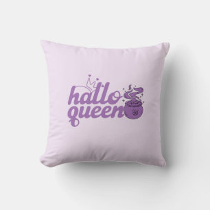 Cojín Decorativo Halloween, Reina de Halloween, Halloqueen, Retro