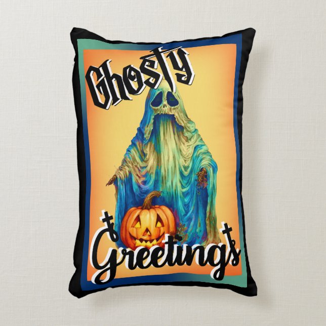 Cojín Decorativo Halloween retro divertida (Frente (Vertical))