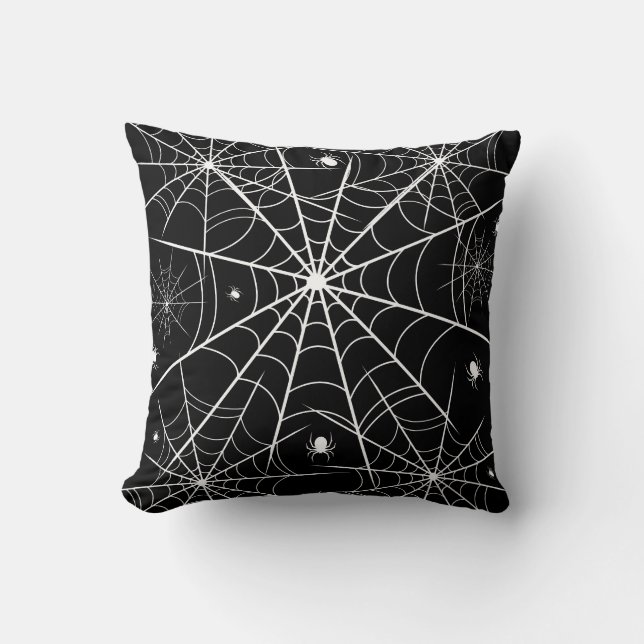 Cojín Decorativo Halloween Spider Web (Anverso)