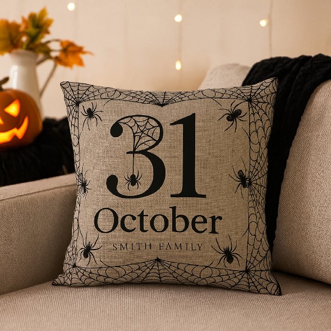 Cojín Decorativo Halloween Spider Web personalizada 31 de octubre (Subido por el creador)
