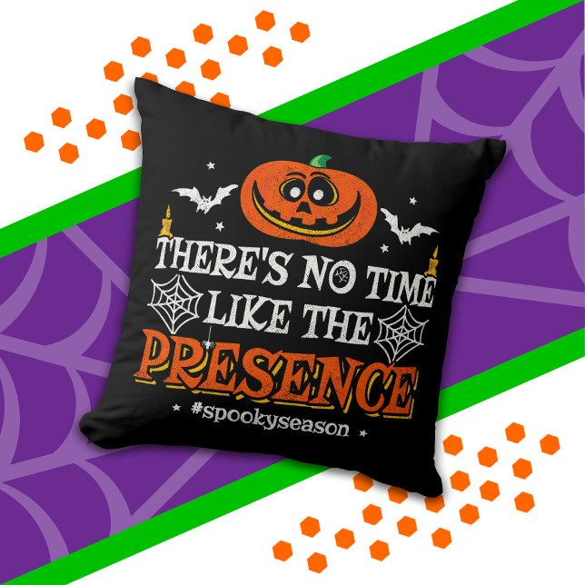 Cojín Decorativo Halloween Spirit Spooky Pumpkin Funny Halloween (Subido por el creador)