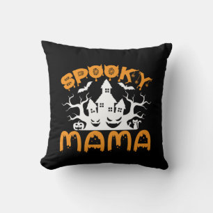 Cojín Decorativo Halloween Spooky Mama Birthday