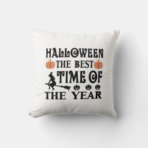 Cojín Decorativo Halloween The Best Time Of The Year Birthday