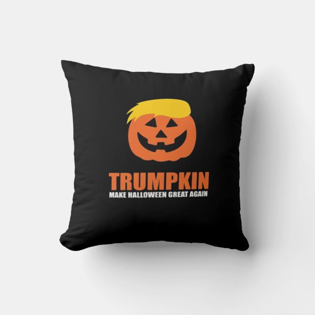 Cojín Decorativo Halloween Trumpkin V2 (Anverso)